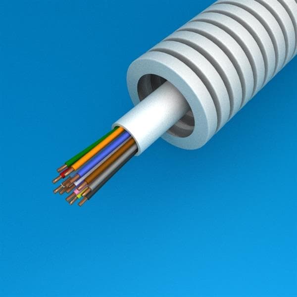 Tube précâblé alarme 14 x 0.22 diamètre 20mm en rouleau de 100m