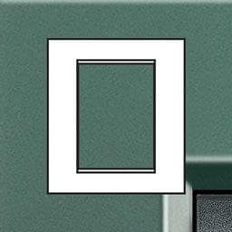 LivingLight - plaque rectangulaire 3 + 3 modules Park