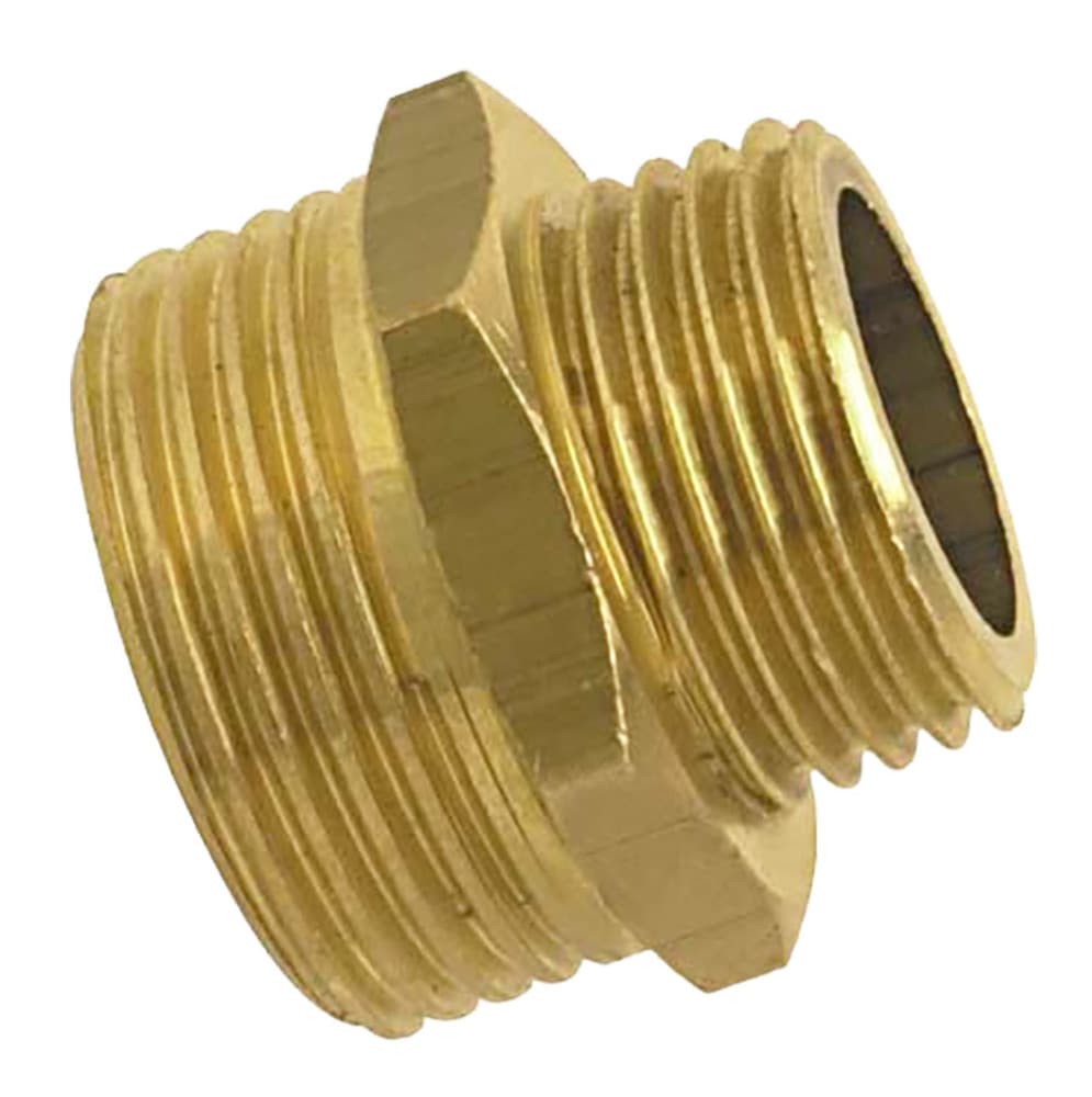 mamelon double réduit laiton alimentation tube cuivre 3/8"M x 1/4"M