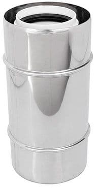 ADAPTATEUR M/M POUR INOX PP 80/125 MM