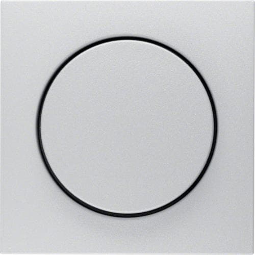Enjoliveur pour variateur rotatif Berker S.1 IP44, Alu, mat