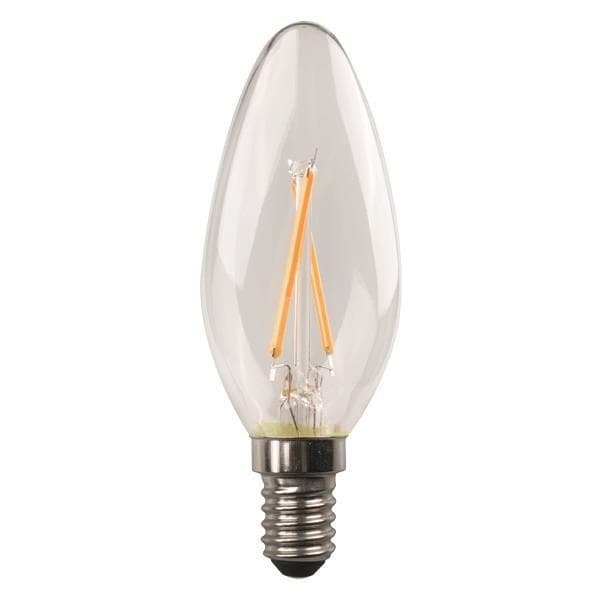 Lampe Led C37 crossed filament 2.5W E14 4000K 220 - 240V