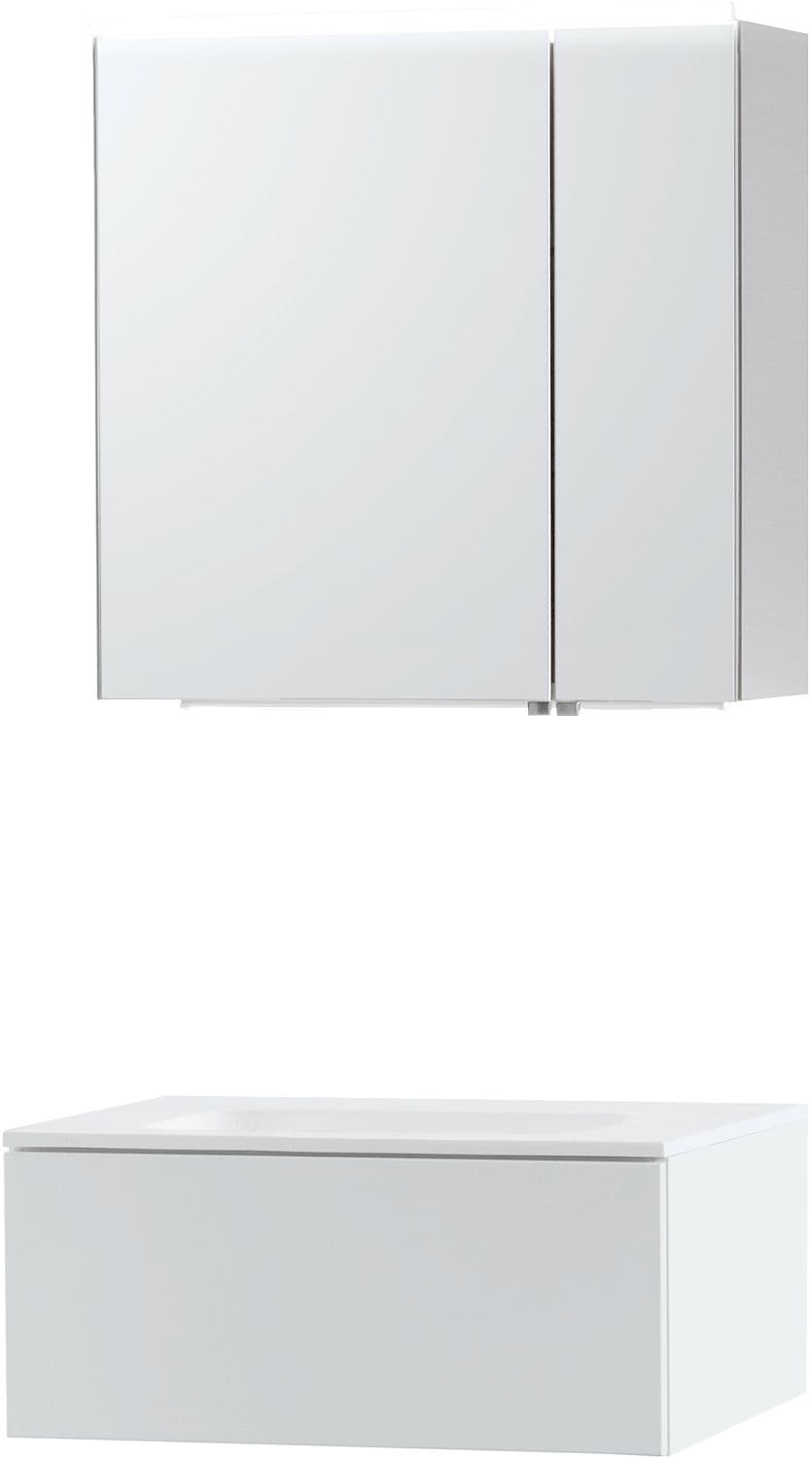 MEUBLE PURO SOLO BLANC 70 1 TIROIR SOLID MOLTO ARMOIRE TOILLETTE