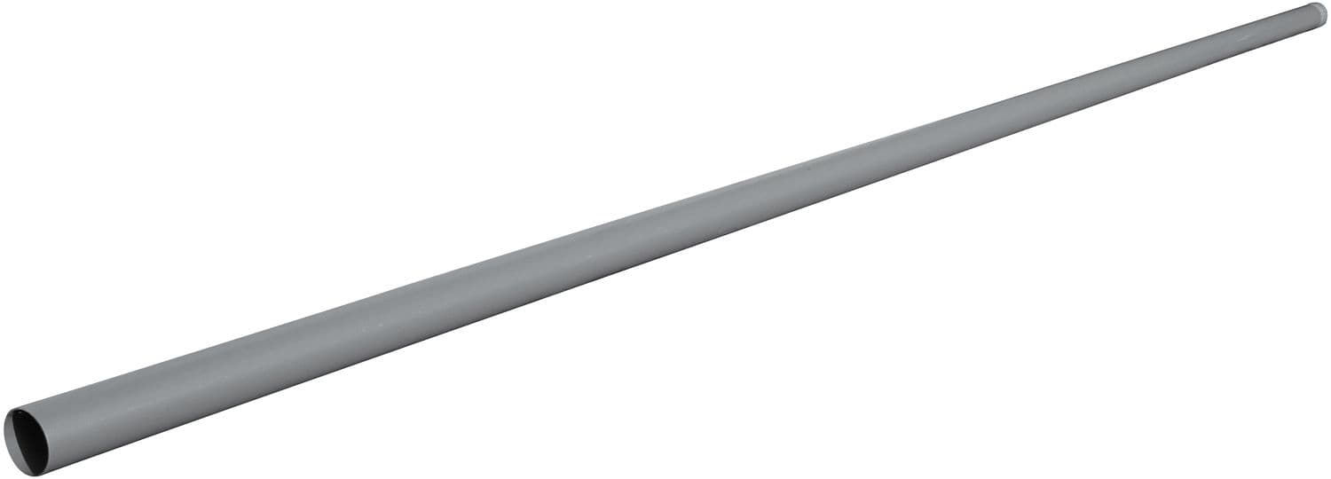 TUBE PVC EEP 4M LA LONGUEUR ROND 80MM GRIS FONCE