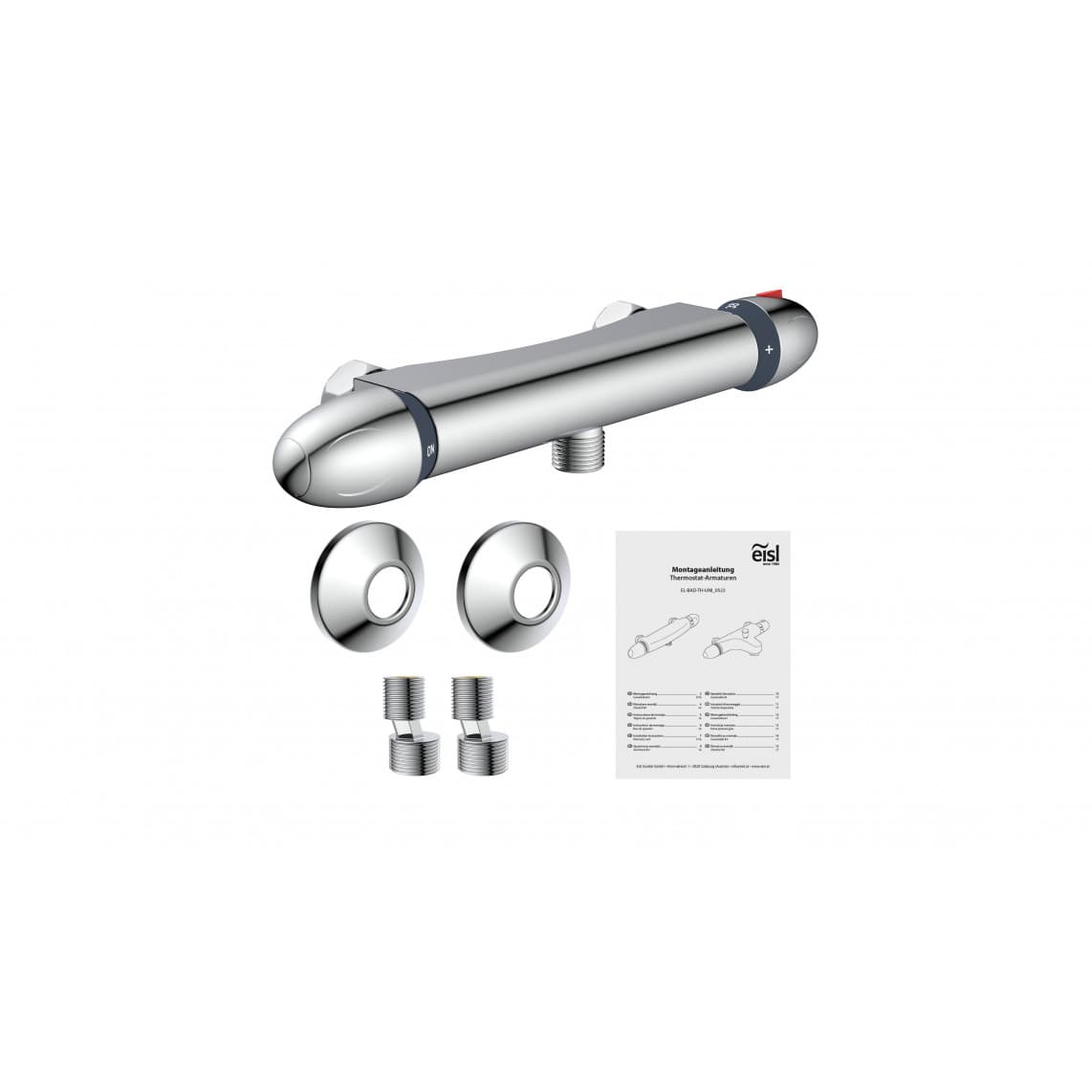 CLT168VCR VITAL Thermostatische douchekraan, chroom