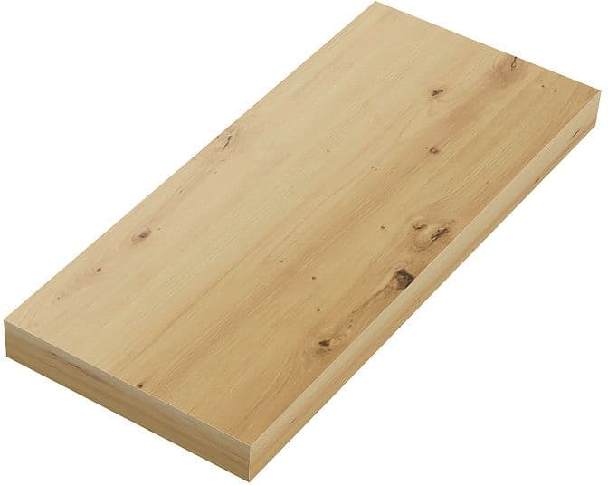 TABLETTE MURALE COFFEE 150X350X19MM JUSQU'A 7KG CHENE URBAN