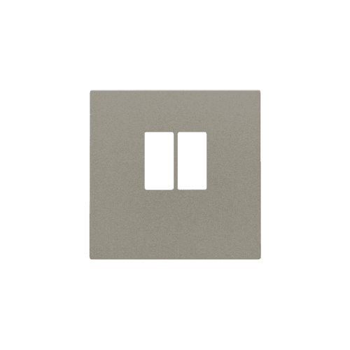 Set de finition pour prise simple pour haut-parleur, couleur bronze coated