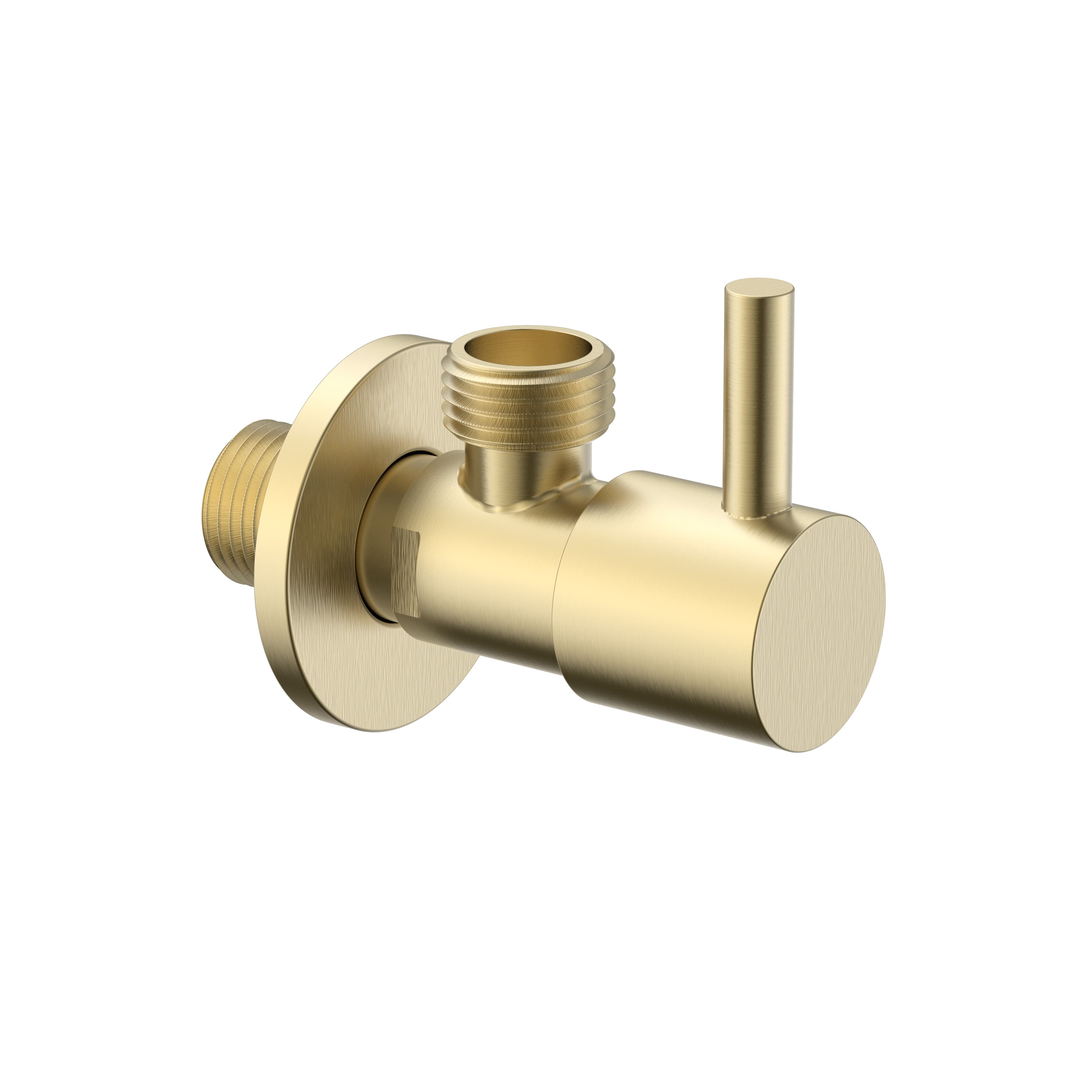 UNIFORMA ROBINET D’ARRÊT D’ANGLE – 1/2" X 3/8" – OR BROSSÉ (PVD)