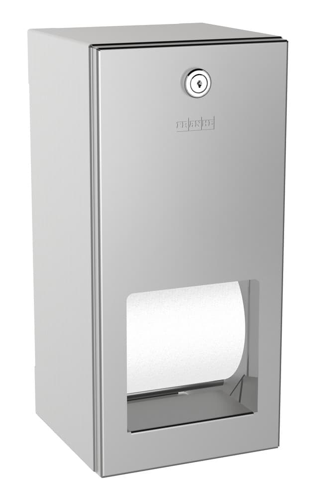 Franke distributeur papier toilette double mural inox satinée avec fixations