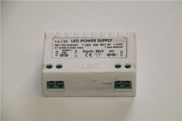 Driver Led 2W 230 Vac / 8Vdc 600mA
