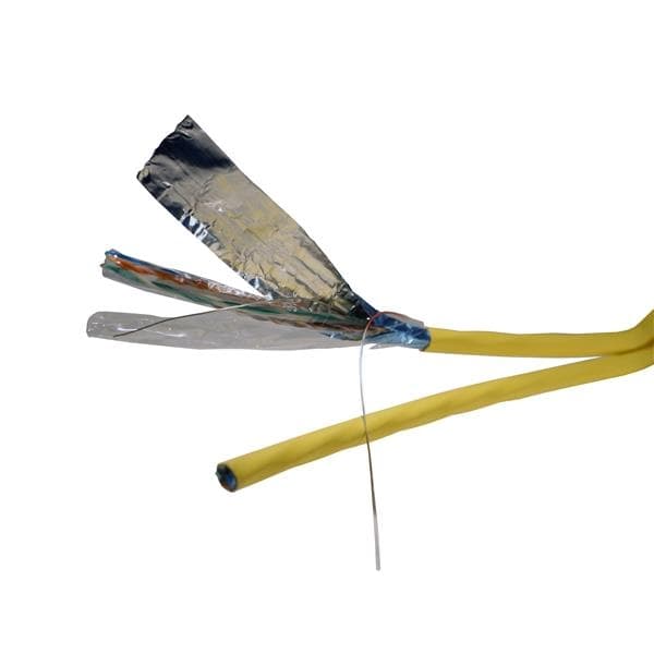 Câble cat6A - Lsoh - F / UTP 2 x 4 paires - longueur 500m