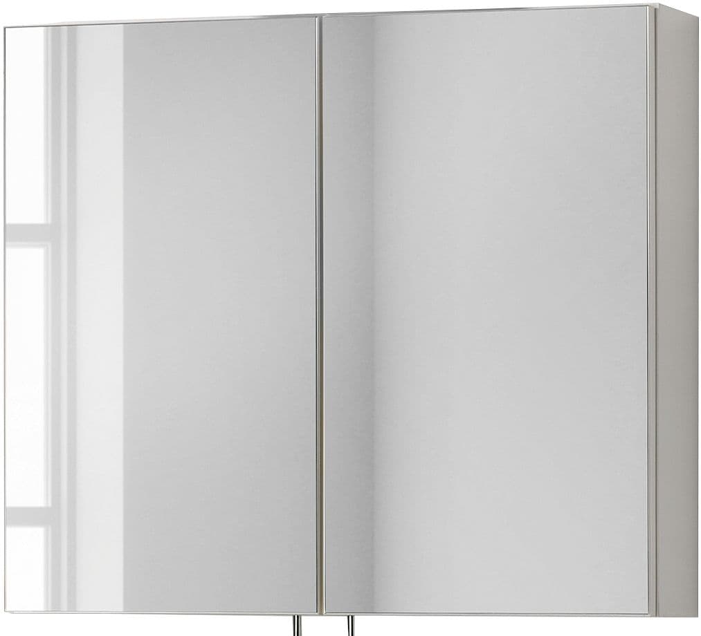 ARMOIR TOILETTE BIZZY 2 PORTES 80CM BLANC