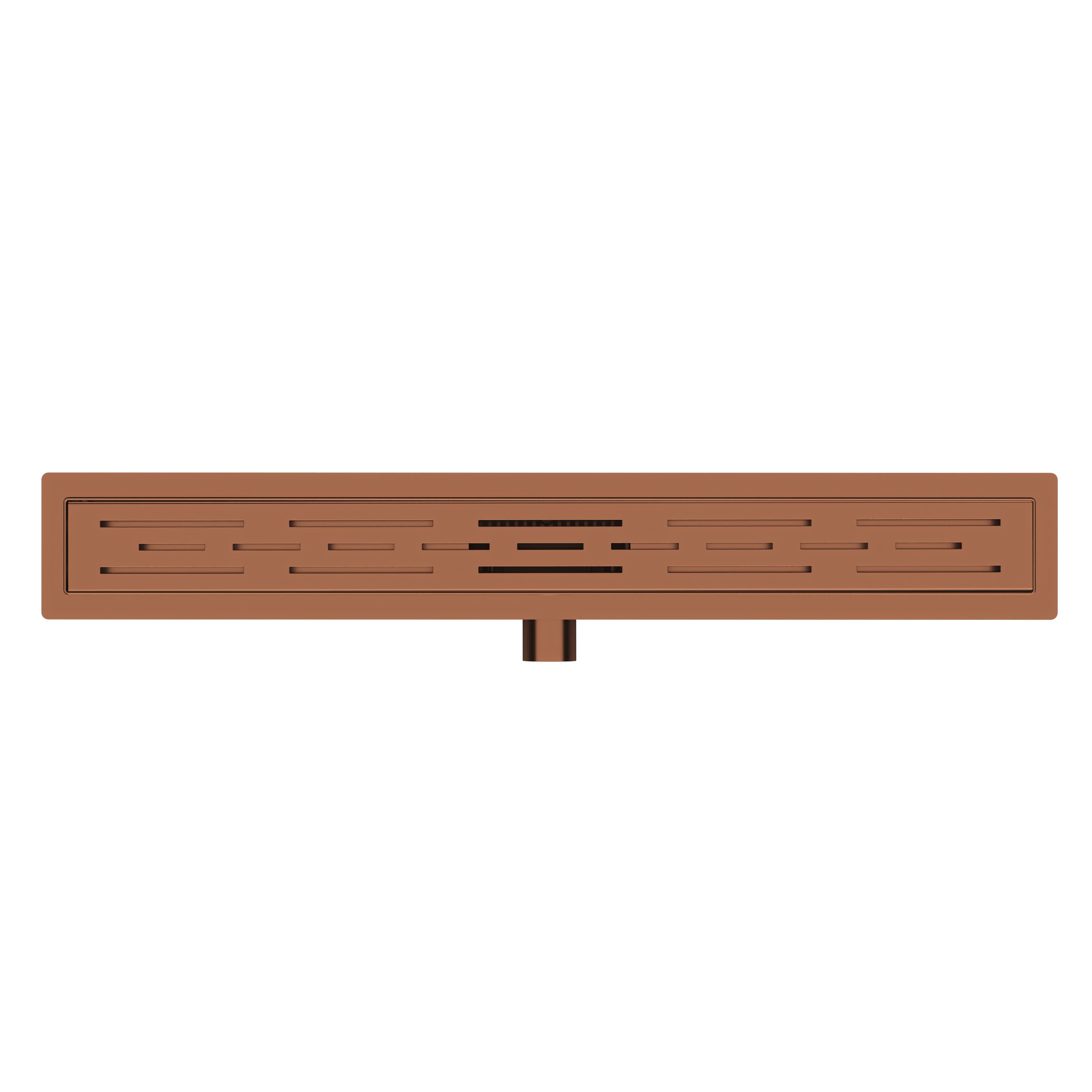 ALONI caniveau de douche – avec grille – complet – 80CM – cuivre brossé