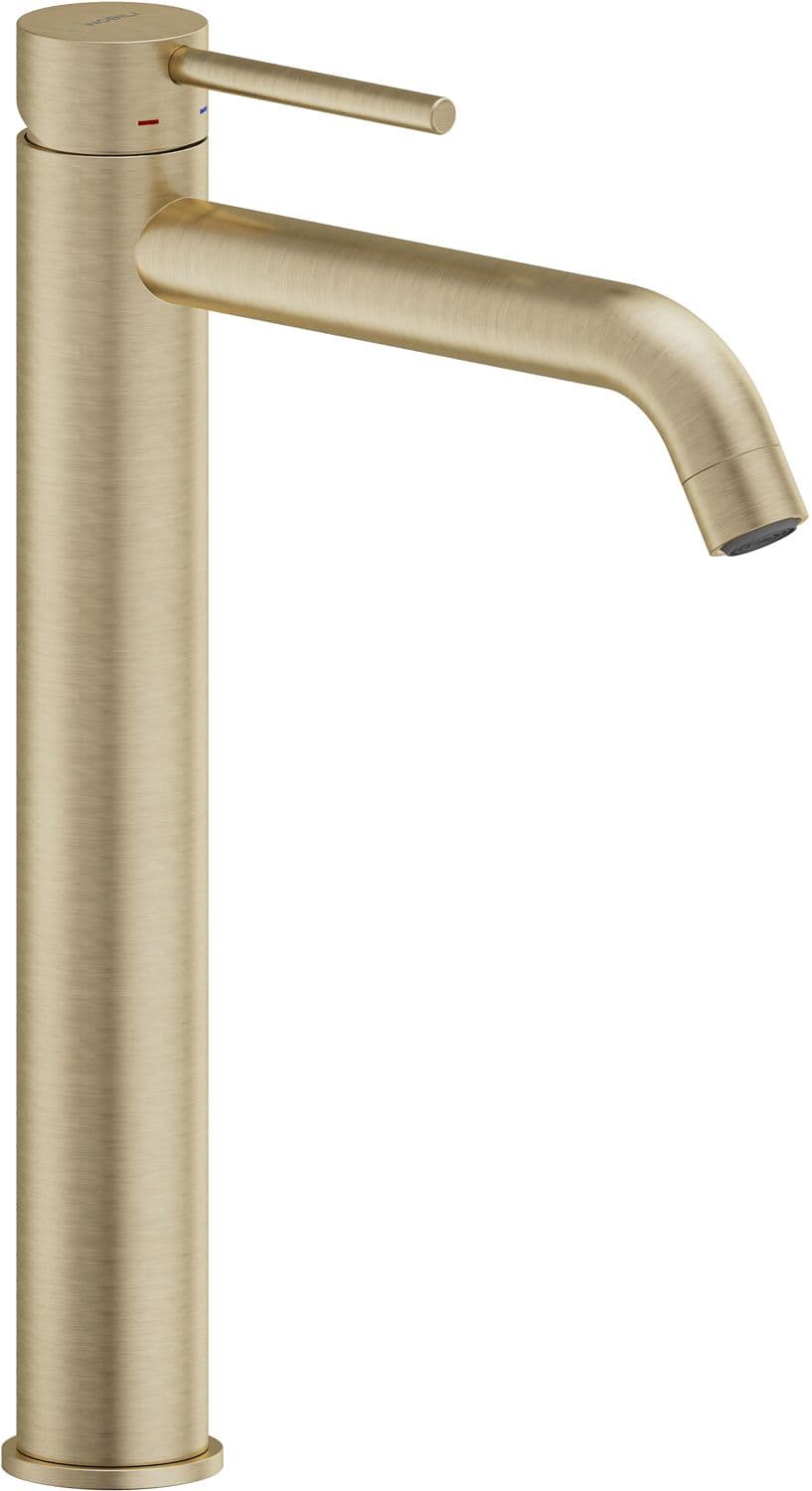 MITIGEUR LAVABO LIVE HAUT NOBILI +CLIC-CLAC MIELE BROSSÉ