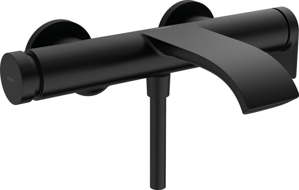 Hansgrohe Vivenis mitigeur bain/douche monolevier apparent  noir mat