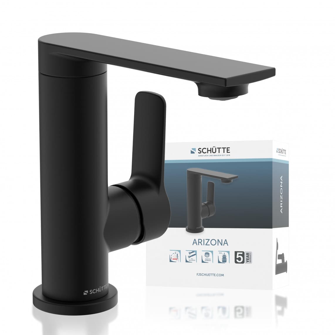 32416 ARIZONA Mitigeur lavabo, noir mat