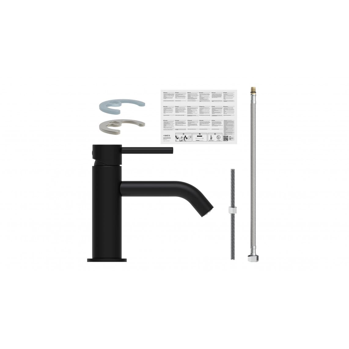 37965 ARAGON Cold water tap, black matt