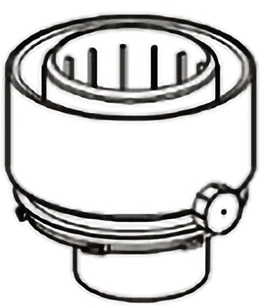 ADAPTATEUR POUR HRE ECO ACV 60/100-80/125MM AVEC PRISES DE MESURE