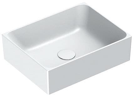VASQUE A POSER PREMIUM 45 CATALANO CATAGLAZE+ SANS PLAGE ROBINET/TROP-PLEIN BLANC MAT