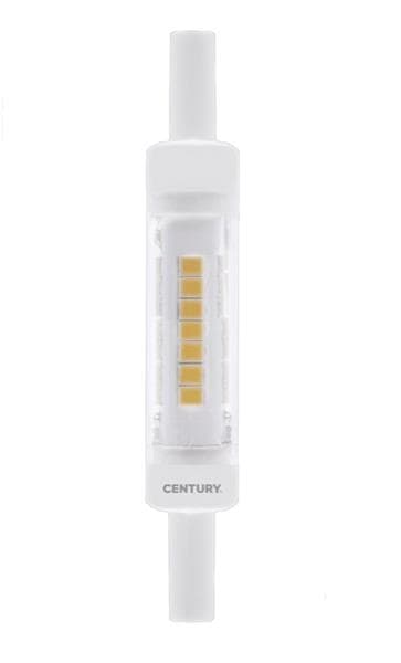 Lampe Led linéaire 78mm - 5W - R7s - 3000K - 500lm - IP20