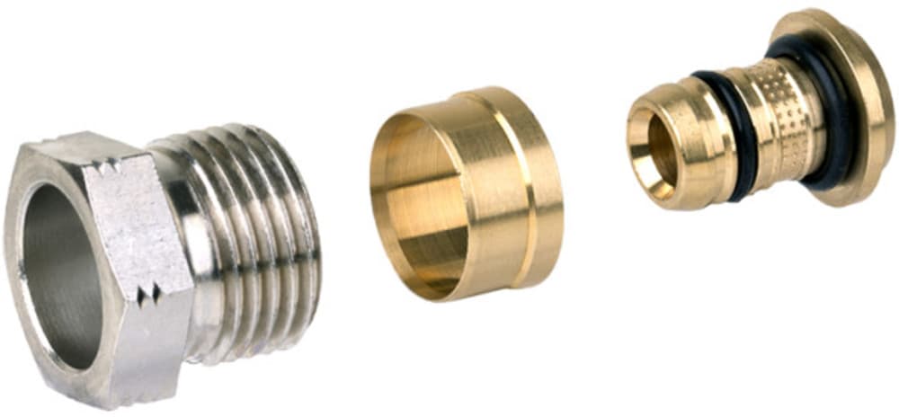 Honeywell Home raccord à serrage 1/2" M Pex-Alu 16 x 2 mm par pièce