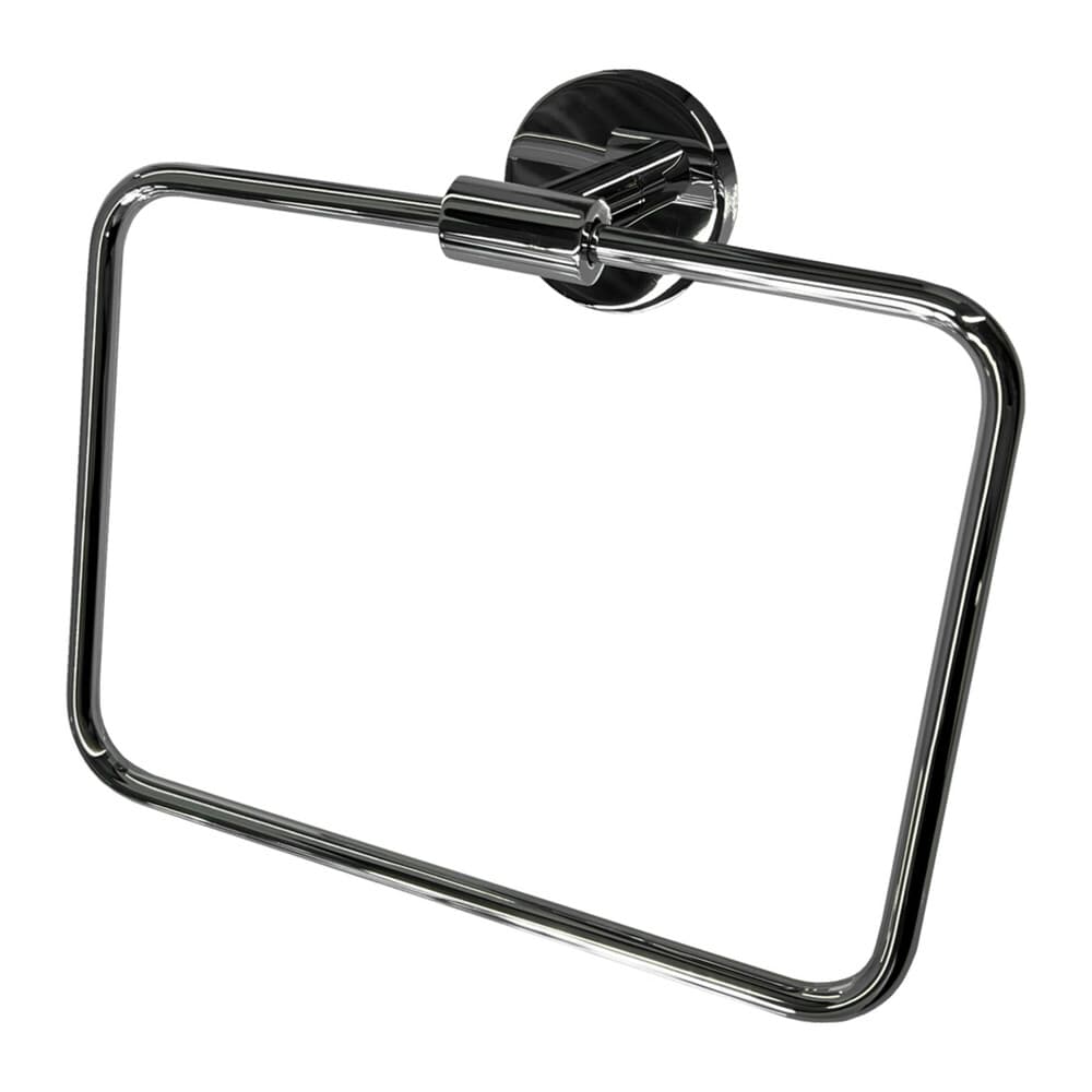 Van Marcke Frea porte-serviettes anneau pivotable laiton mural chromé