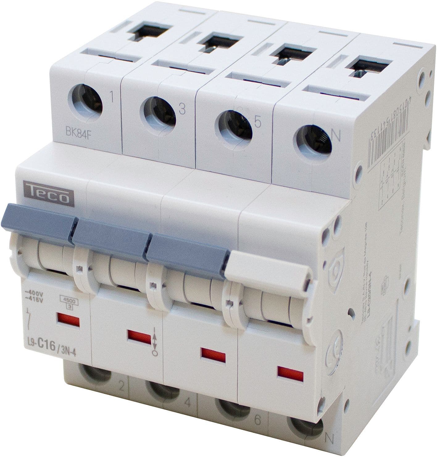 DISJONCTEUR TRIPOLAIRE+NEUTRE 16A