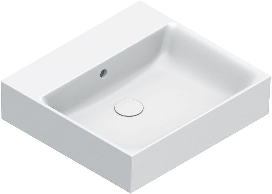 LAVABO PREMIUM CATALANO CATAGLAZE+ 50X47 AVEC TROP-PLEIN BLANC MAT