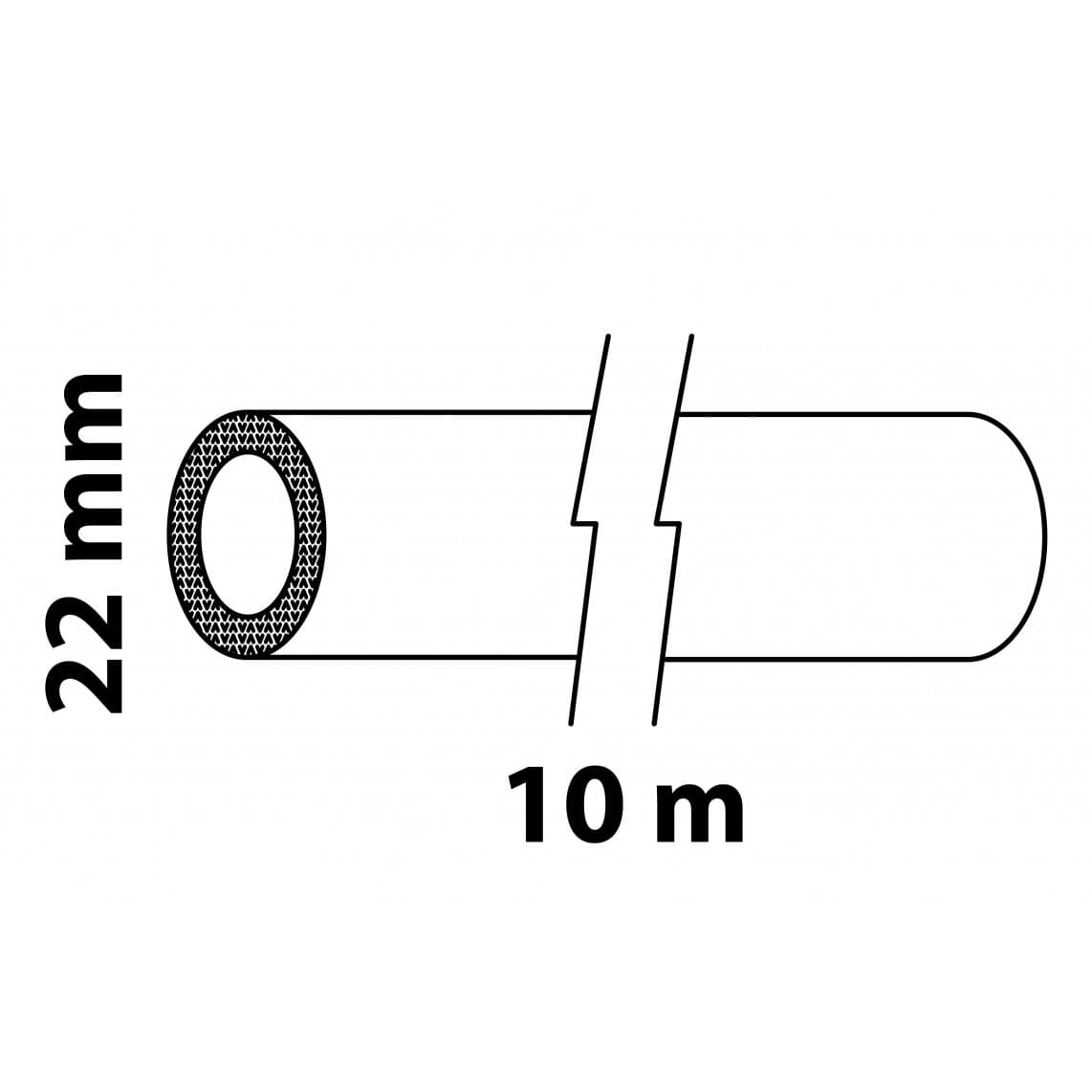98930620 gaine isolante, rouleau 10 m, pour tube 22 mm