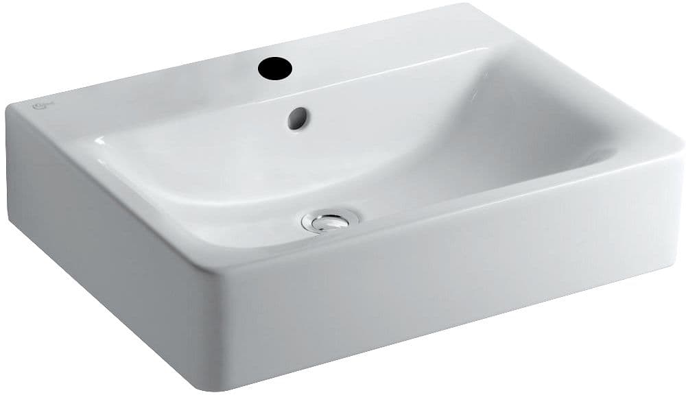 LAVABO CONNECT IDEAL STANDARD 60CM + 1 TROU DE ROBINET BLANC