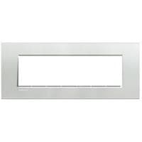 LivingLight - plaque rectangulaire 7 modules Argent