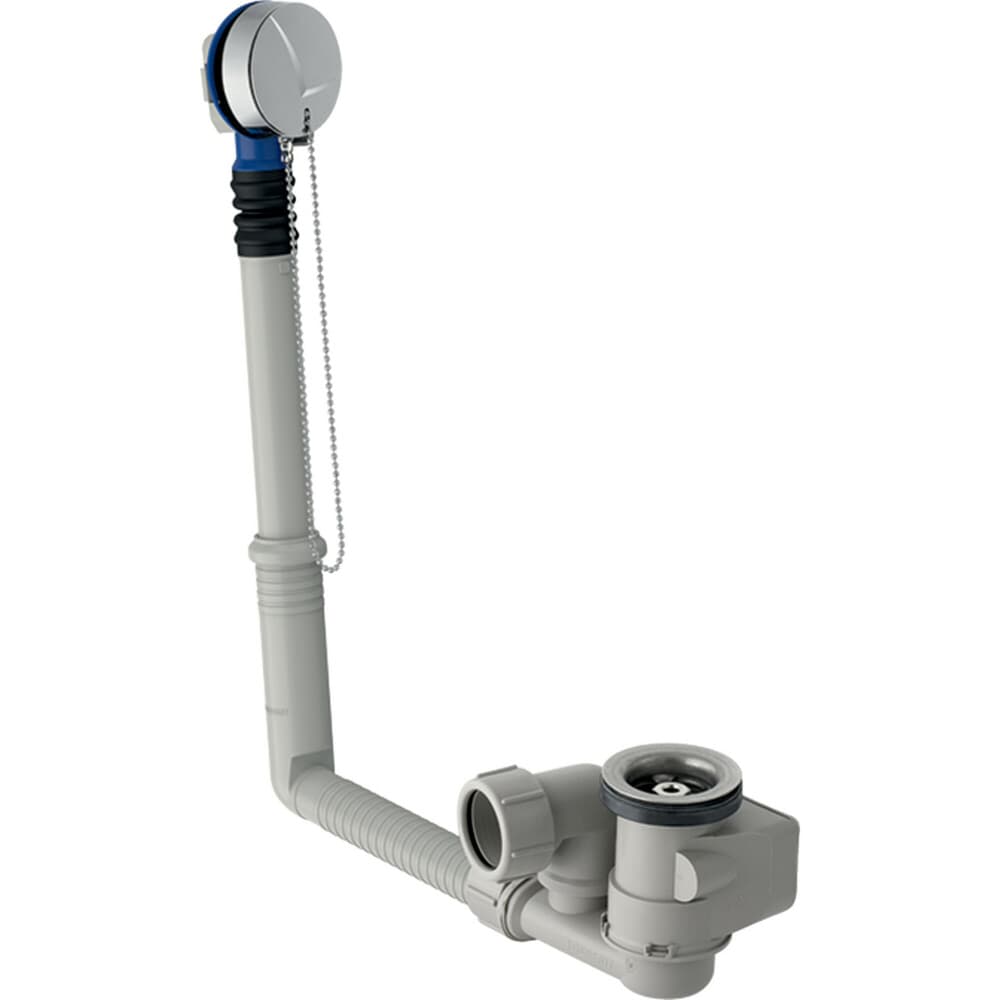 Geberit garniture baignoire bouchon bonde D52mm L23cm principe contre-courant