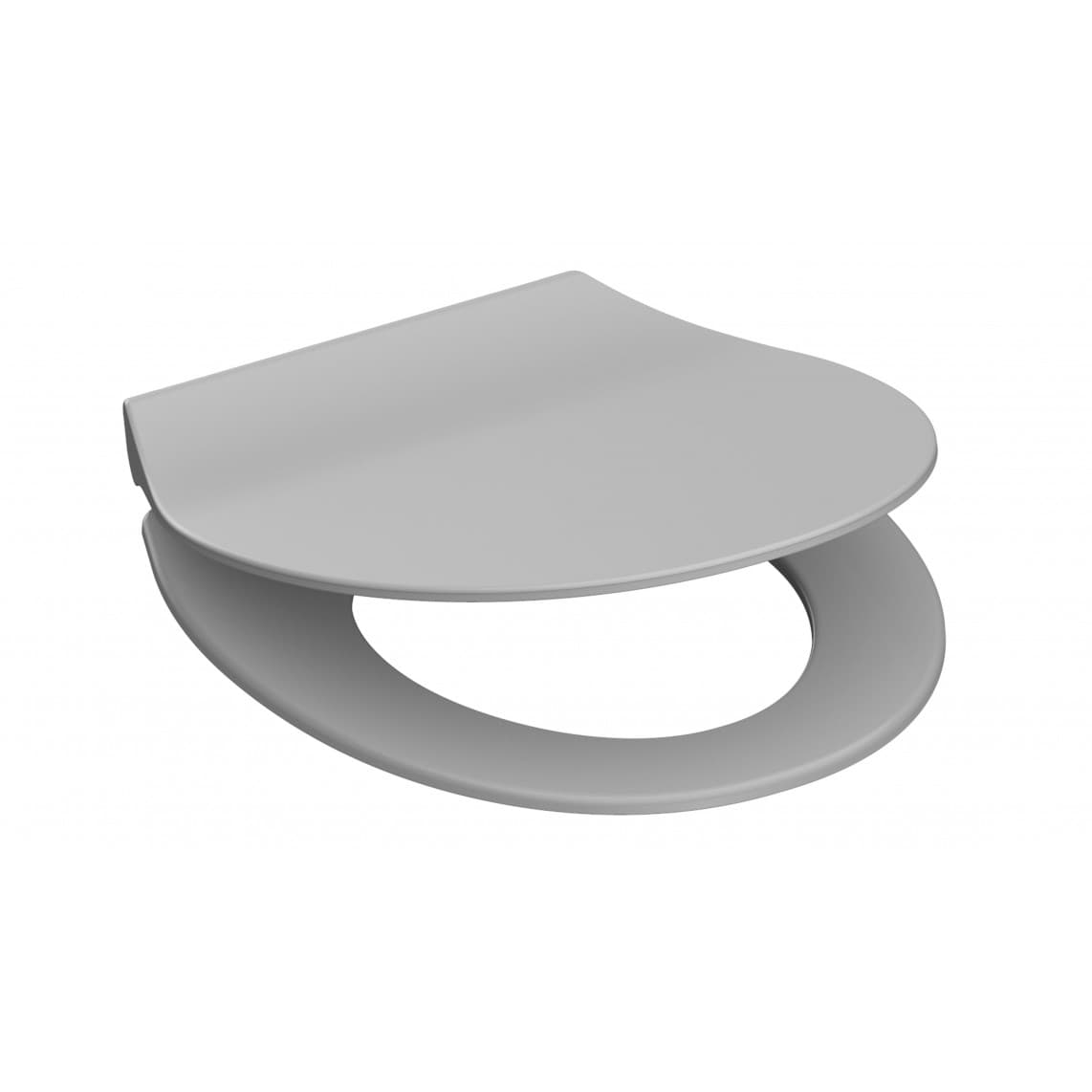 82702 Duroplast Toilet seat SLIM GREY, with soft close and quick release