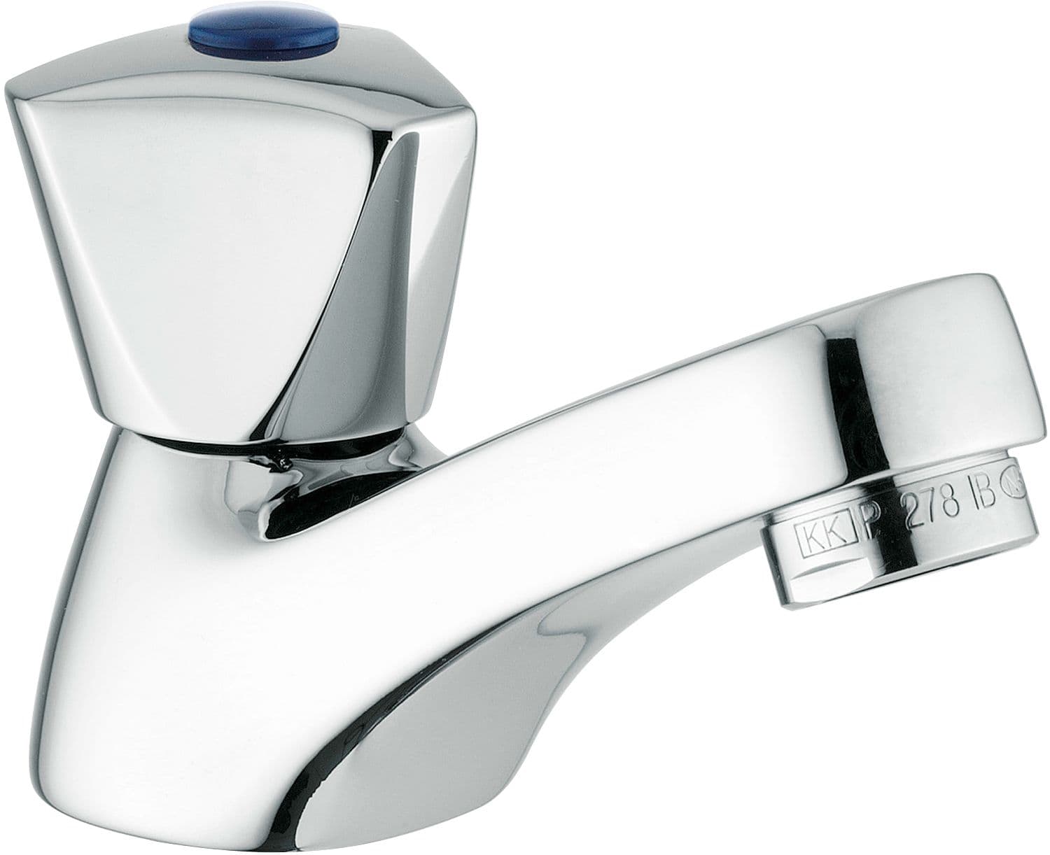 ROBINET EAU FROIDE/CHAUDE LAGUNA 'LUX' + MOUSSEUR EXT.CHROME