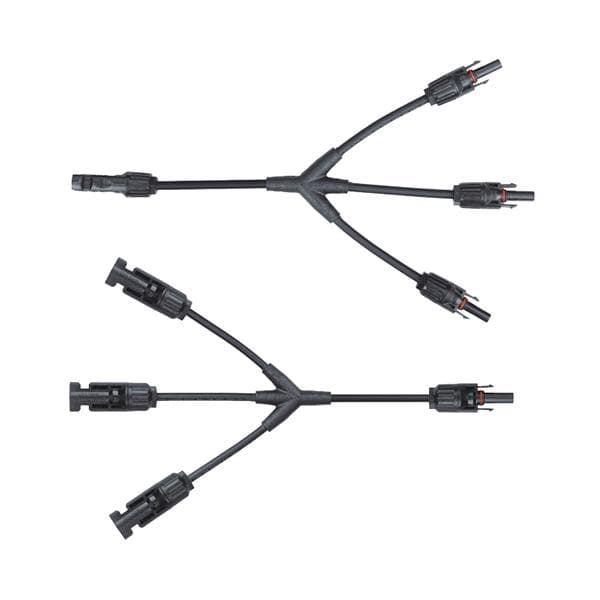 3 x MC4 splitter, Y type for photovoltaic panels. compatible with PV wires: 1.5 - 6mm², IP67, resist
