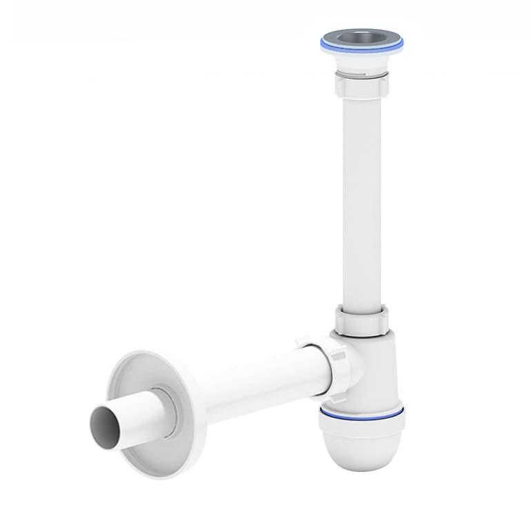 ALONI SIPHON BOUTEILLE POUR LAVABO AVEC CREPINE Ø40MM CHROME