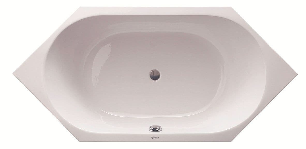 6H BAIN SANS PIEDS D-CODE DURAVIT 190-90CM BLANC CENTRE