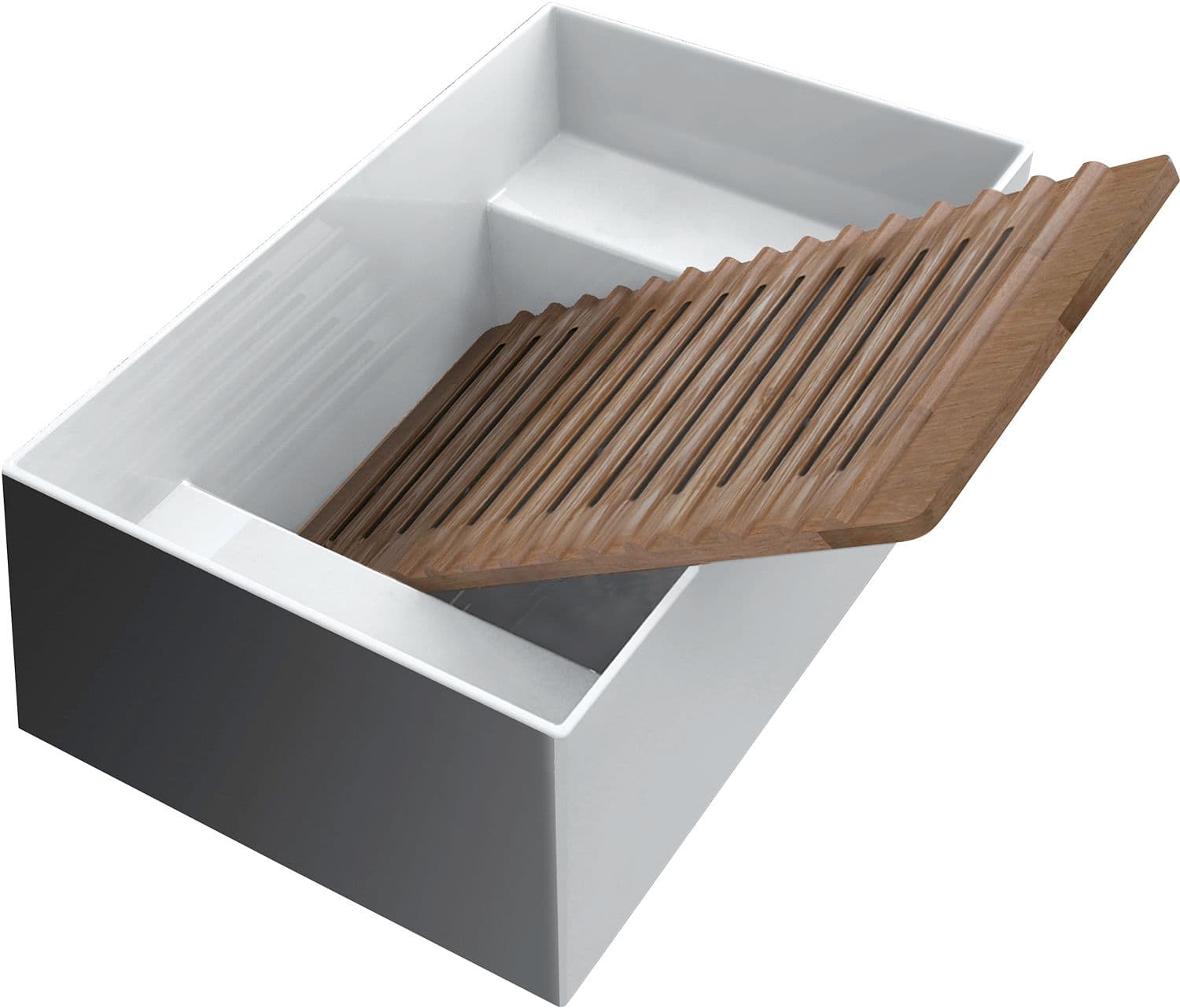 VIDOIR GALASSIA 600X380 AVEC PIECES DETACHEES,GRILLE ET TROP-PLEIN/SANS BUTEE