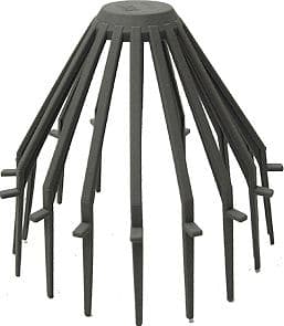 CRAPAUDINE D'AERATION RONDE PVC 80-100MM