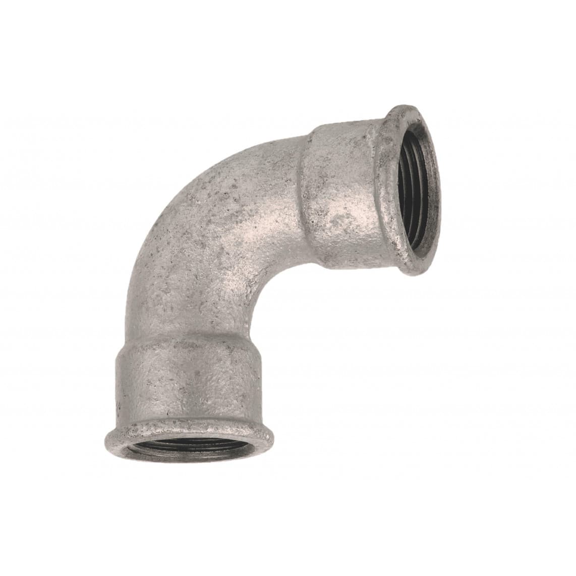 989682055 FM arc 90°, galvanisé, 3/4" F, (2a)