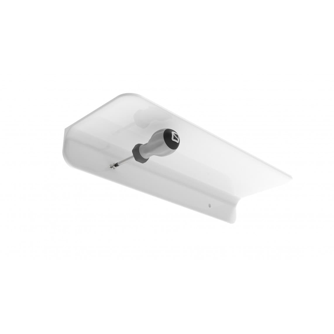 BA0950 Tablette de douche, blanc, à coller