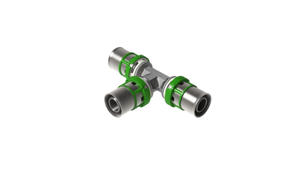 Comap Skinpress Té tube multicouche Multiskin raccord 3 x 16-16-16