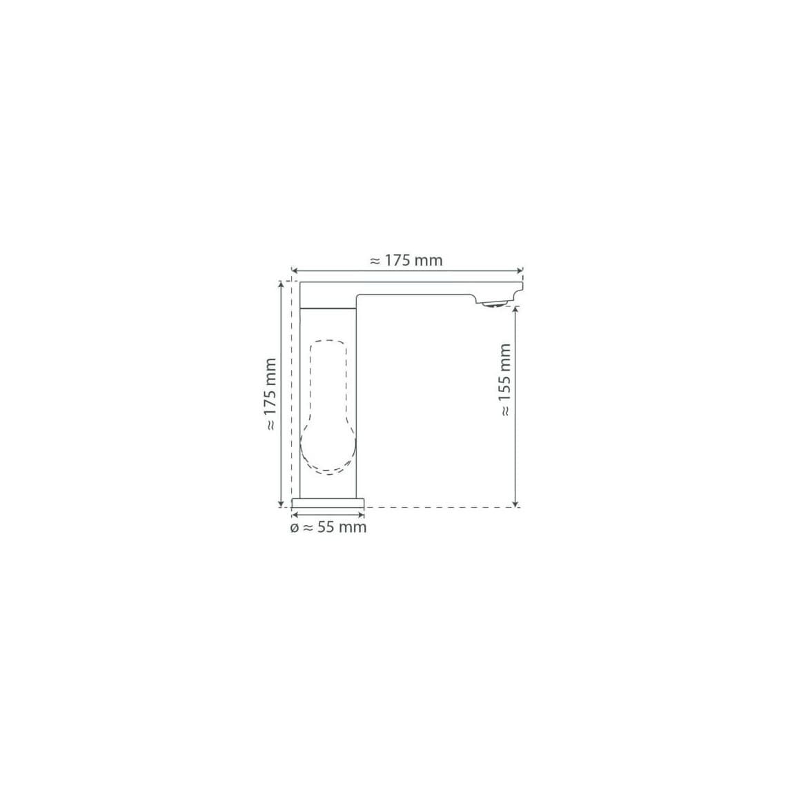 32410 ARIZONA wastafelkraan, chroom