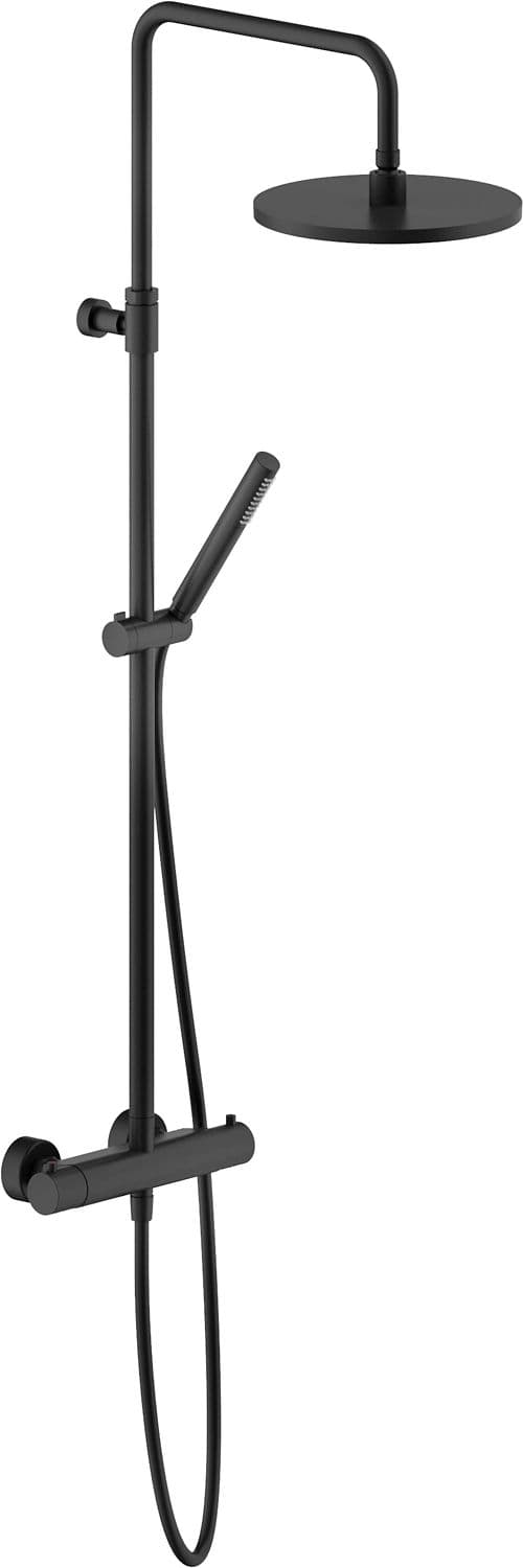 COLONNE DE DOUCHE +THERMOSTAT TONDA 25 NOBILI NOIR MAT