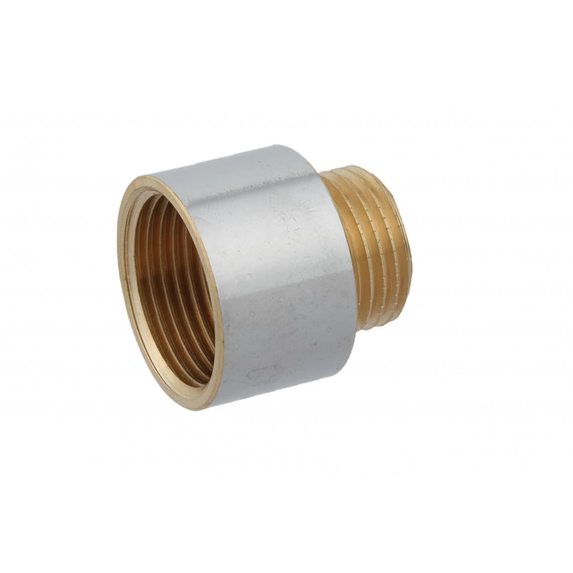 989328155 LT rallonge de robinet réductrice, chromé, 1/2" F x 3/8" M,