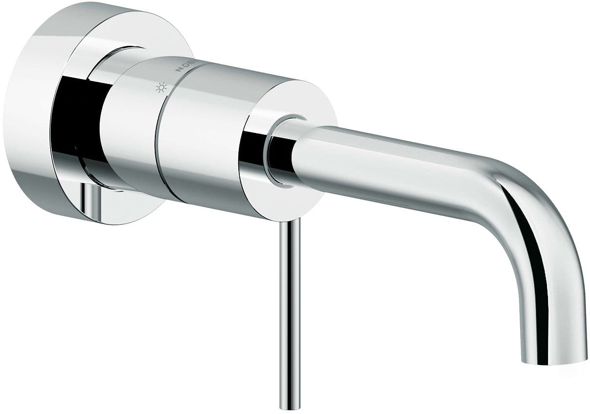 SET DE FINITION MITIGEUR LAVABO MURAL VELIS NOBILI 200MM CHROME
