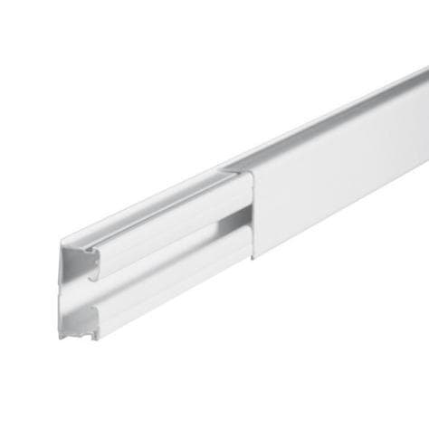 Moulure DLP section 32 x 16mm Blanc Ral 9003 - longueur 2,1m sans film de protection