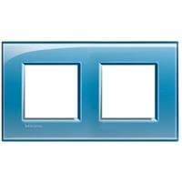 LivingLight - plaque rectangulaire 2 x 2 modules Bleu