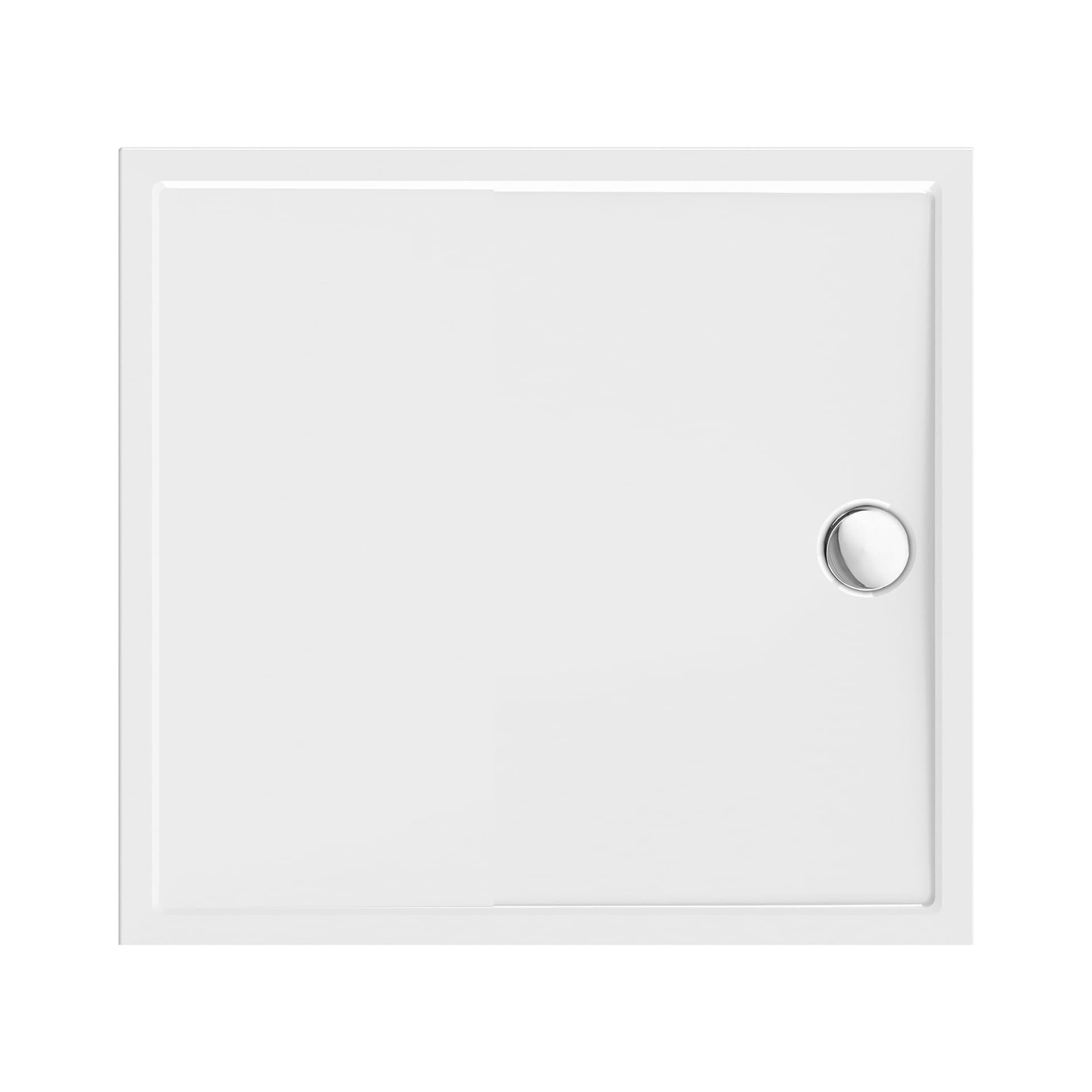ALONI RECEVEUR DE DOUCHE - CARRÉ - ACRYLIQUE - 90X90X4 CM - BLANC BRILLANT