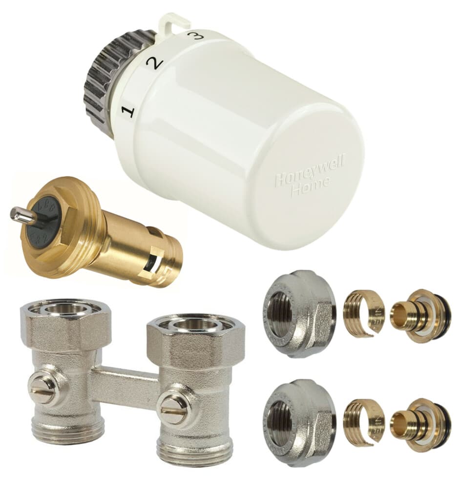 Honeywell Home set bloc H raccordement au sol pour Van Marcke Multicompact 3/4"